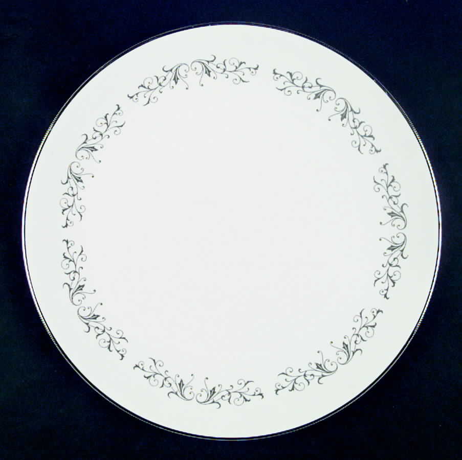 Pierra Grey (Platinum Coupe) Dinner Plate by Flintridge-1