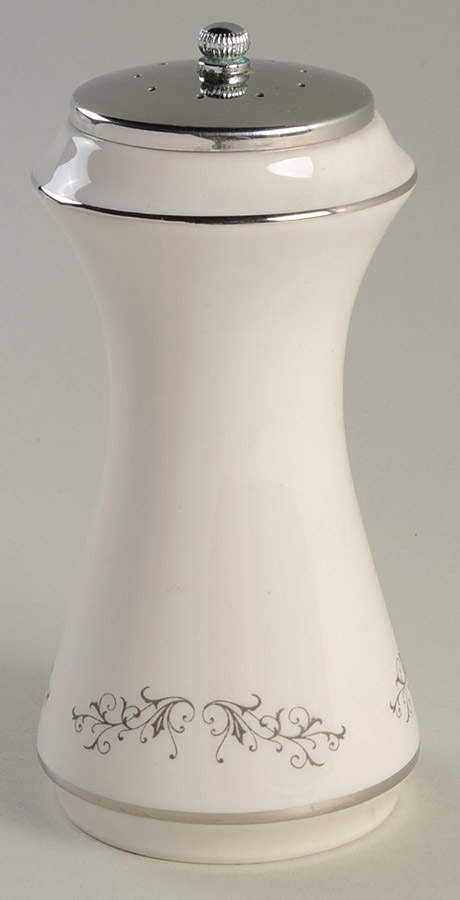 Pierra Grey (Platinum Rim) Salt Mill by Flintridge-1