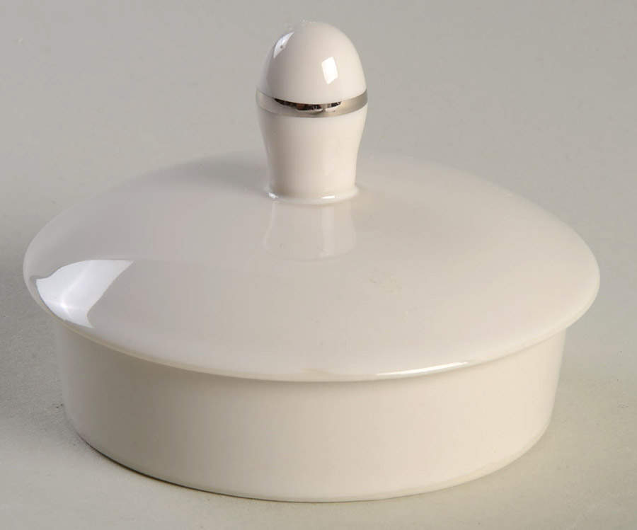 Pierra Grey (Platinum Rim) Lid for Coffee Pot by Flintridge-1