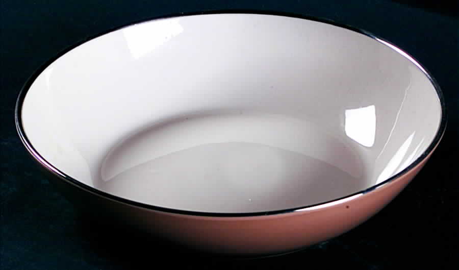 Platinum Cocoa (Coupe) 8" Round Vegetable Bowl by Flintridge-1