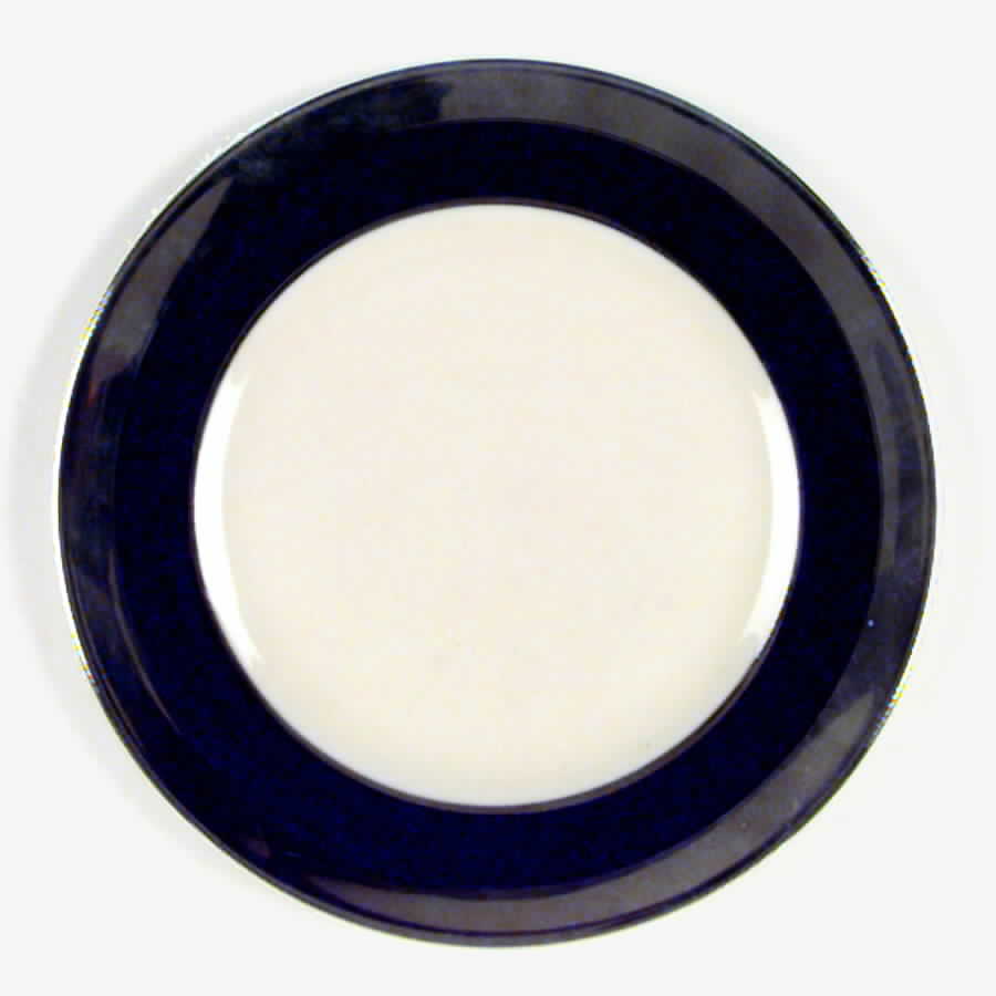 Platinum Cobalt (Rim) Bread & Butter Plate by Flintridge-1