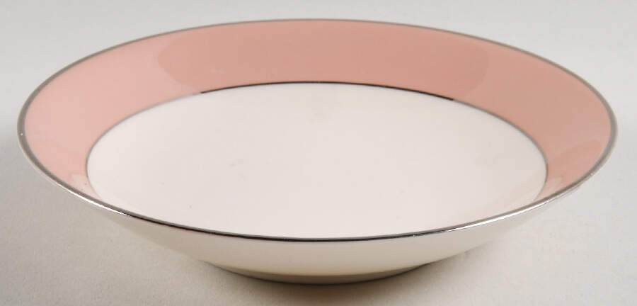Platinum Coral (Coupe) Fruit/Dessert (Sauce) Bowl by Flintridge-1
