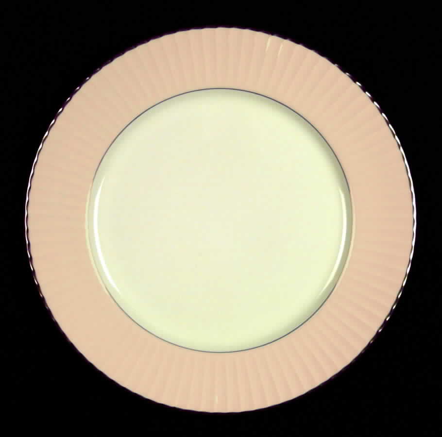 Platinum Flutes Tan Dinner Plate by Flintridge-1