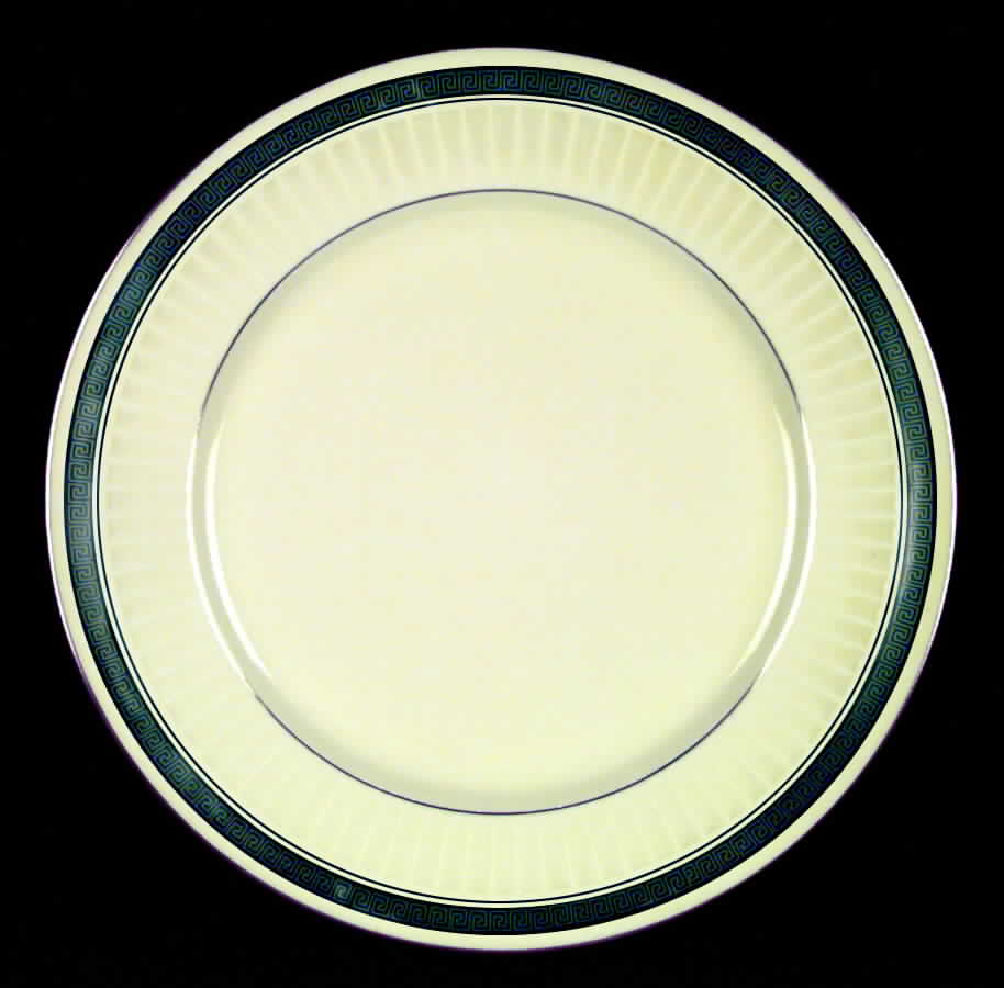 Plaza Key No Color Band Dinner Plate by Flintridge-1