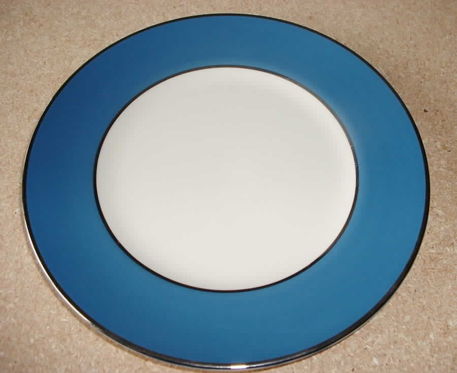 Platinum Mystic (Rim & Coupe) Salad Plate by Flintridge-1