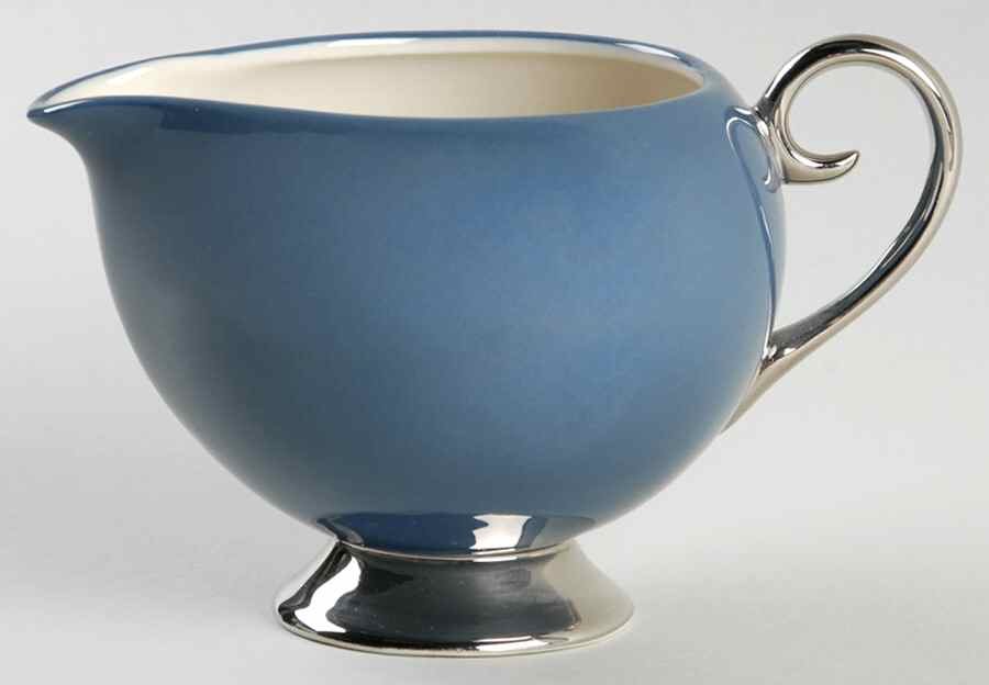 Platinum Mystic (Rim & Coupe) Creamer by Flintridge-1