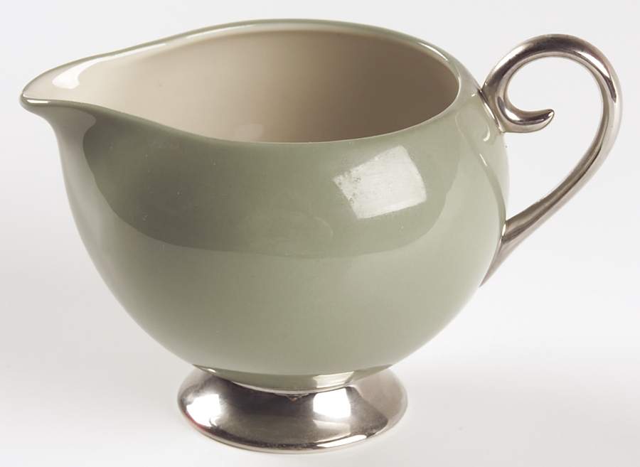Platinum Sage (Rim & Coupe) Creamer by Flintridge-1