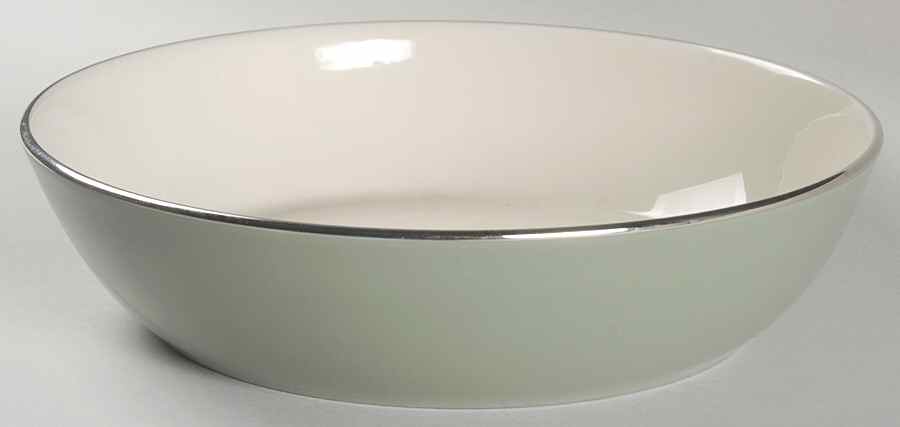 Platinum Sage (Rim & Coupe) 8" Round Vegetable Bowl by Flintridge-1