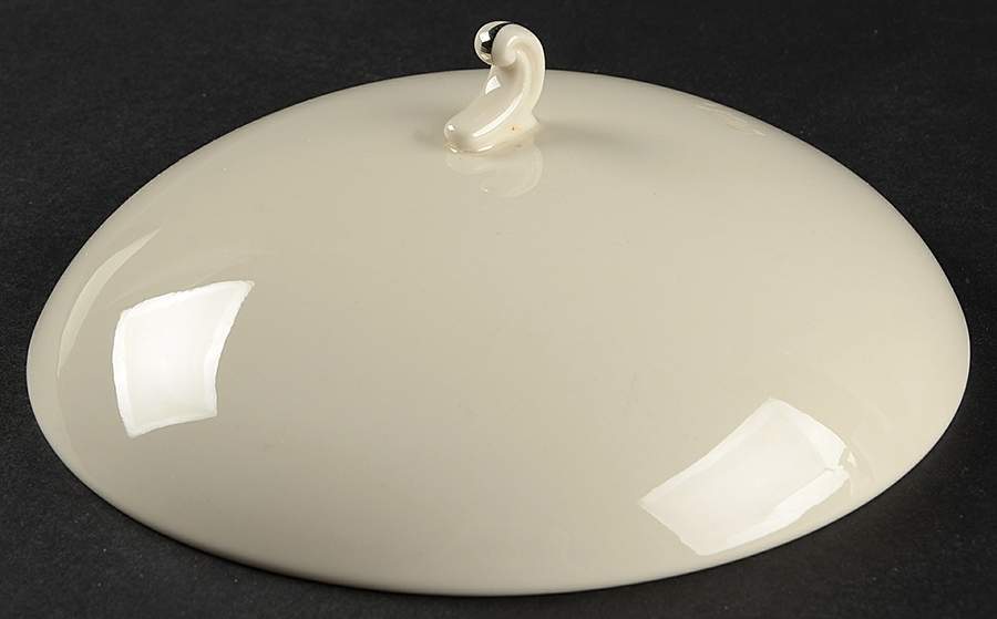 Platinum Strata Blue (Coupe) Lid for Round Vegetable by Flintridge-1