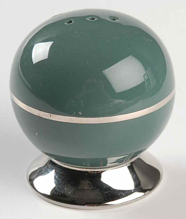 Platinum Teal (Rim) Pepper Shaker by Flintridge-1