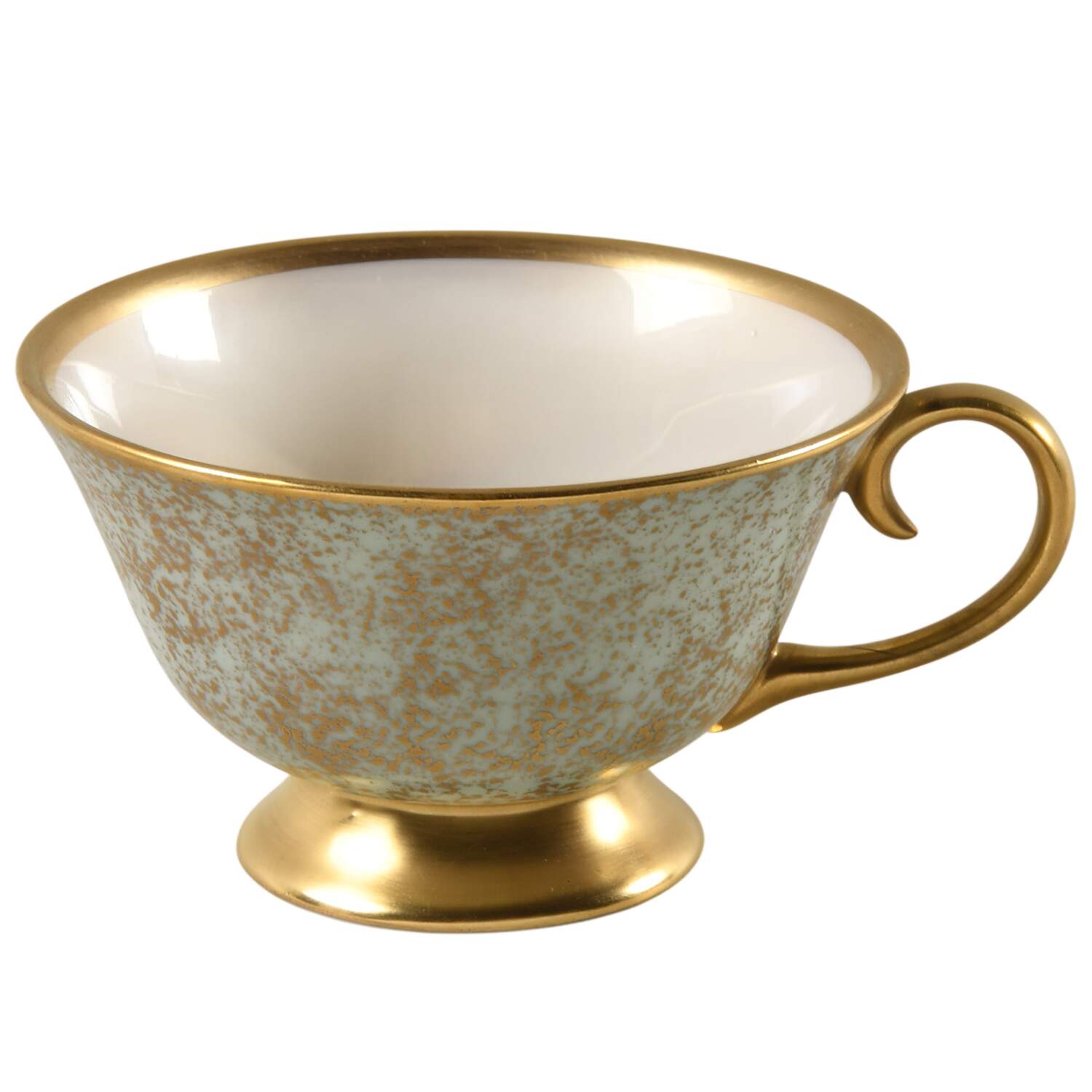 Premiere Mint Green Footed Cup by Flintridge-1