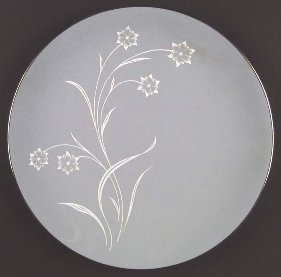 Reverie Gray Dinner Plate by Flintridge-1
