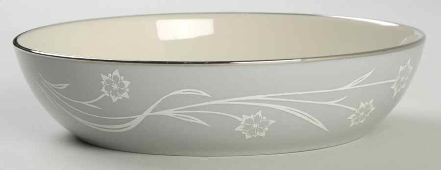 Reverie Gray 8" Round Vegetable Bowl by Flintridge-1