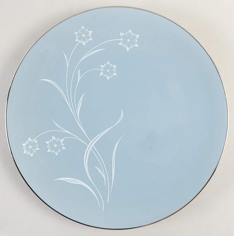 Reverie Strata Blue Dinner Plate by Flintridge-1