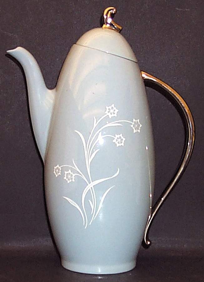 Reverie Strata Blue Coffee Pot & Lid by Flintridge-1