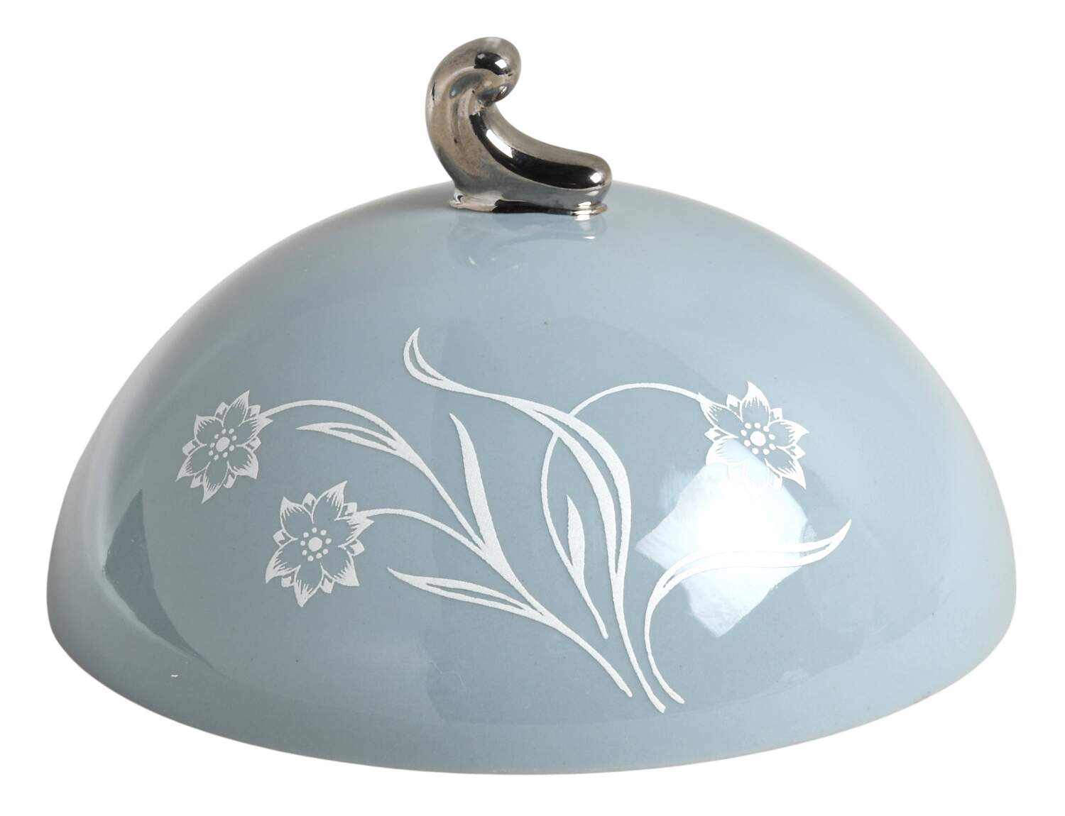Reverie Strata Blue Lid for Round Butter by Flintridge-1