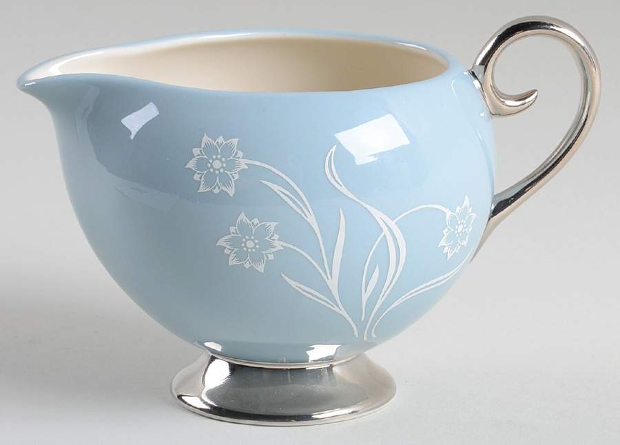 Reverie Strata Blue Creamer by Flintridge-1