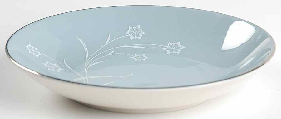 Reverie Strata Blue Coupe Cereal Bowl by Flintridge-1