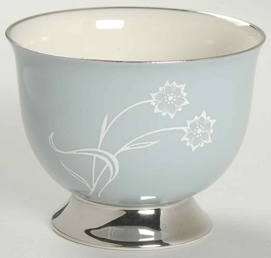 Reverie Strata Blue Mini Open Sugar Bowl by Flintridge-1