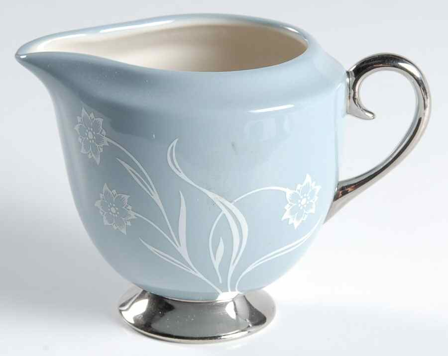 Reverie Strata Blue Creamer by Flintridge-1