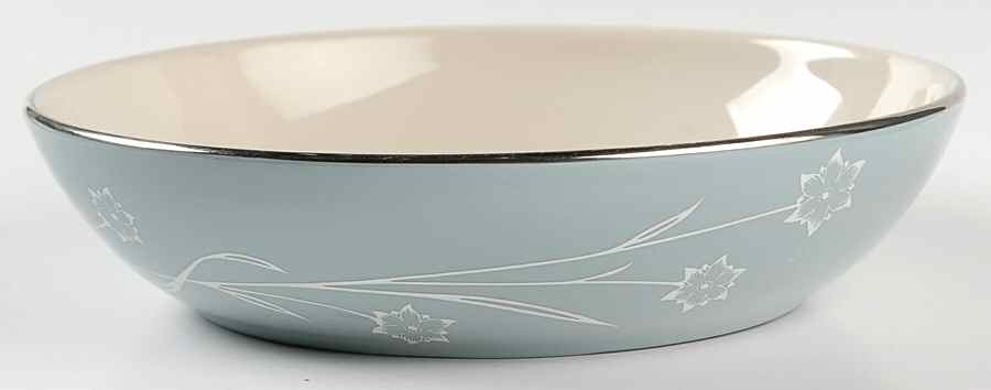 Reverie Strata Blue 8" Round Vegetable Bowl by Flintridge-1
