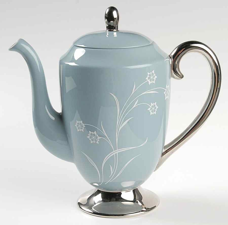 Reverie Strata Blue Coffee Pot & Lid by Flintridge-1