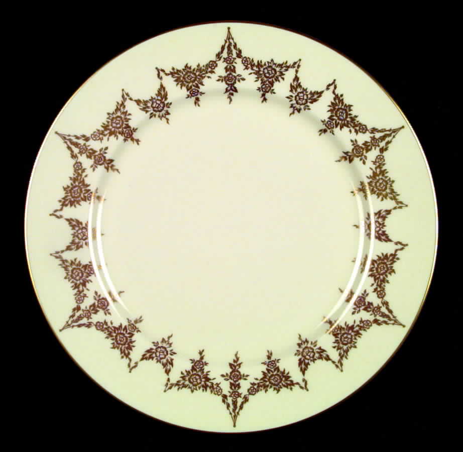 Royal Chateau No Color Band Dinner Plate by Flintridge-1