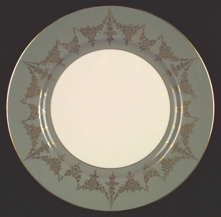 Royal Chateau Sage Green Dinner Plate by Flintridge-1