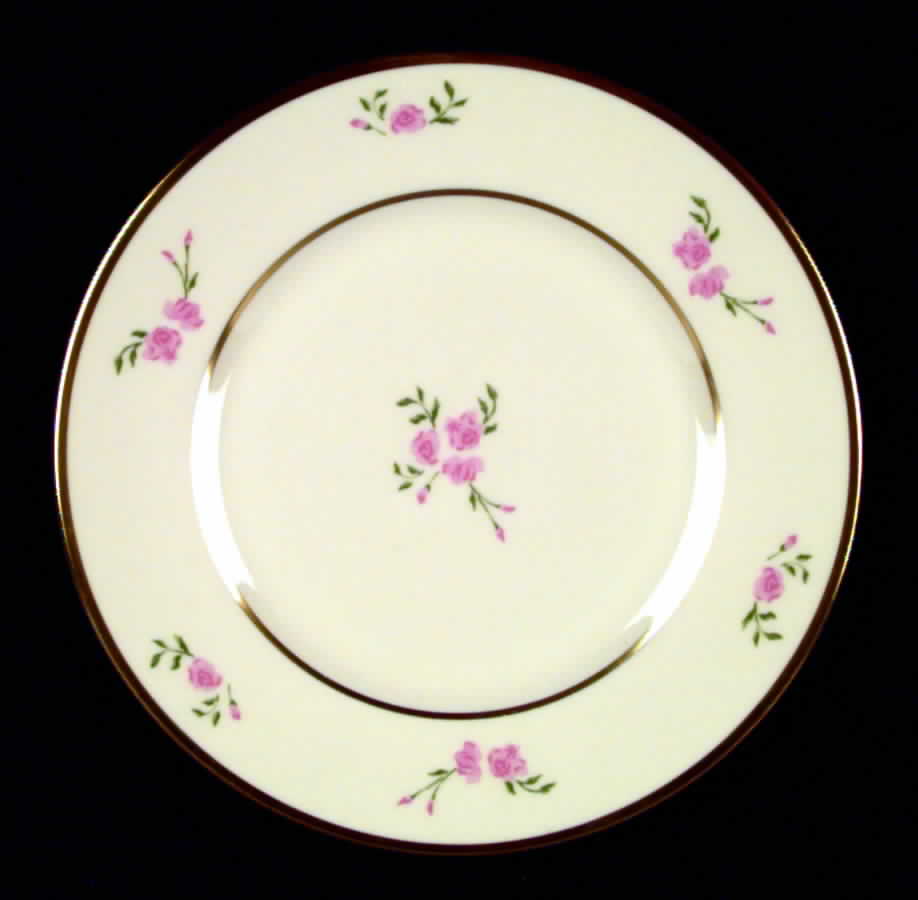 Rosebud Salad Plate by Flintridge-1