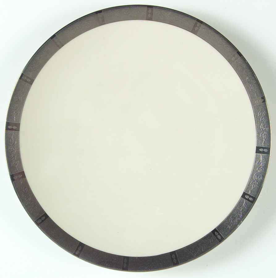 Rose Tapestry No Color Band (Rim&Coupe) Coupe Salad Plate by Flintridge-1