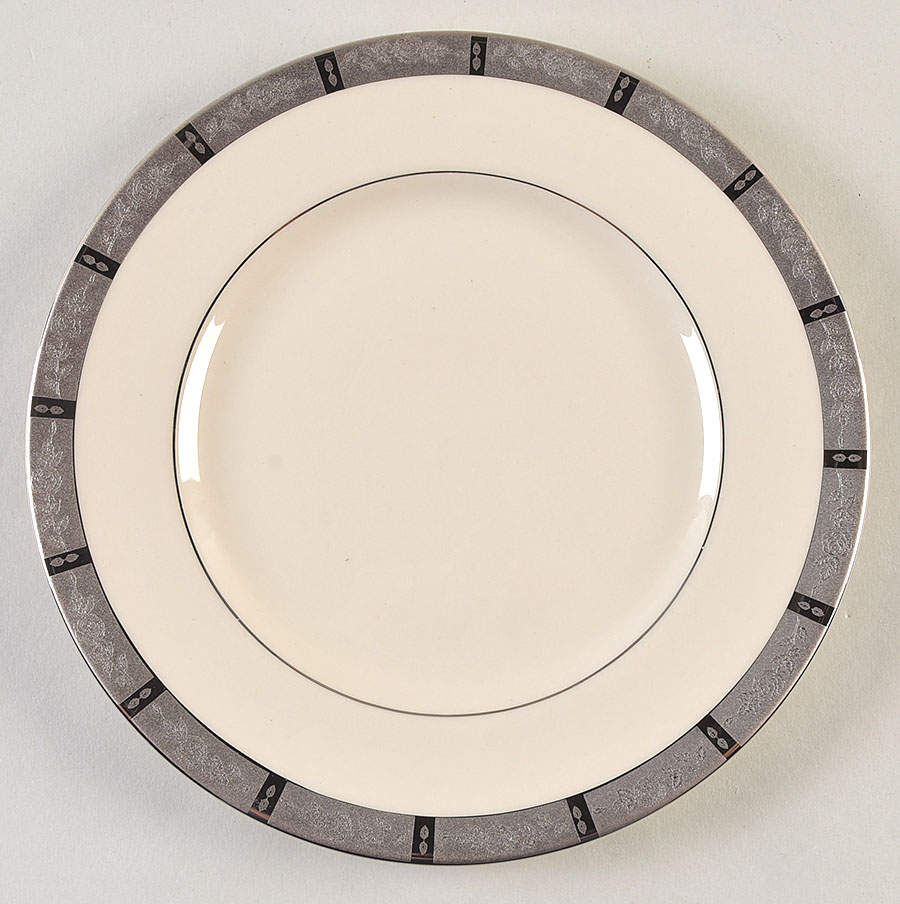 Rose Tapestry No Color Band (Rim&Coupe) Salad Plate by Flintridge-1
