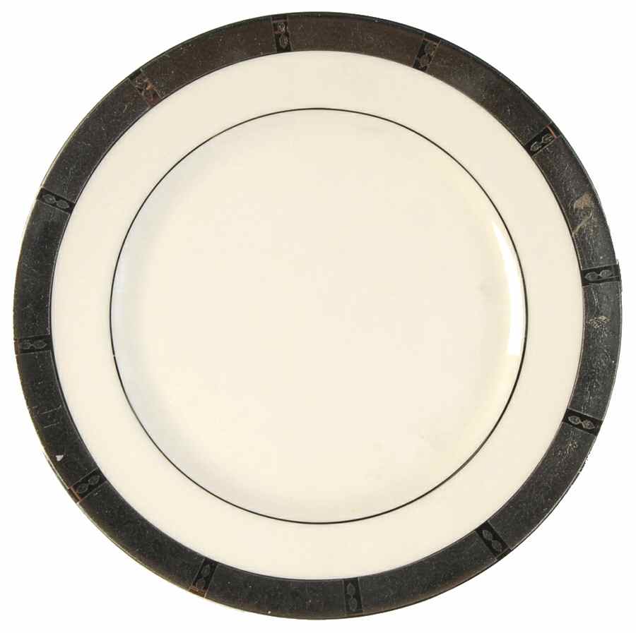 Rose Tapestry No Color Band (Rim&Coupe) Bread & Butter Plate by Flintridge-1