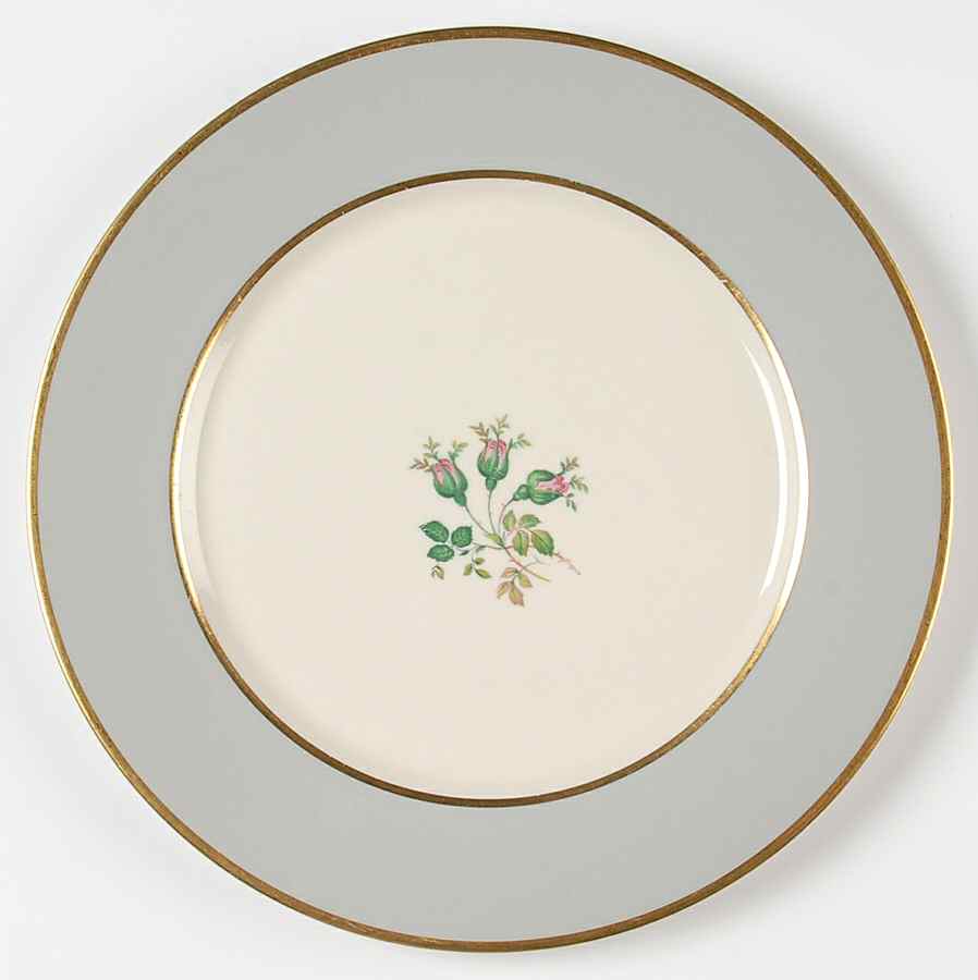 San Marino (Gold Trim, Rim & Coupe) Dinner Plate by Flintridge-1