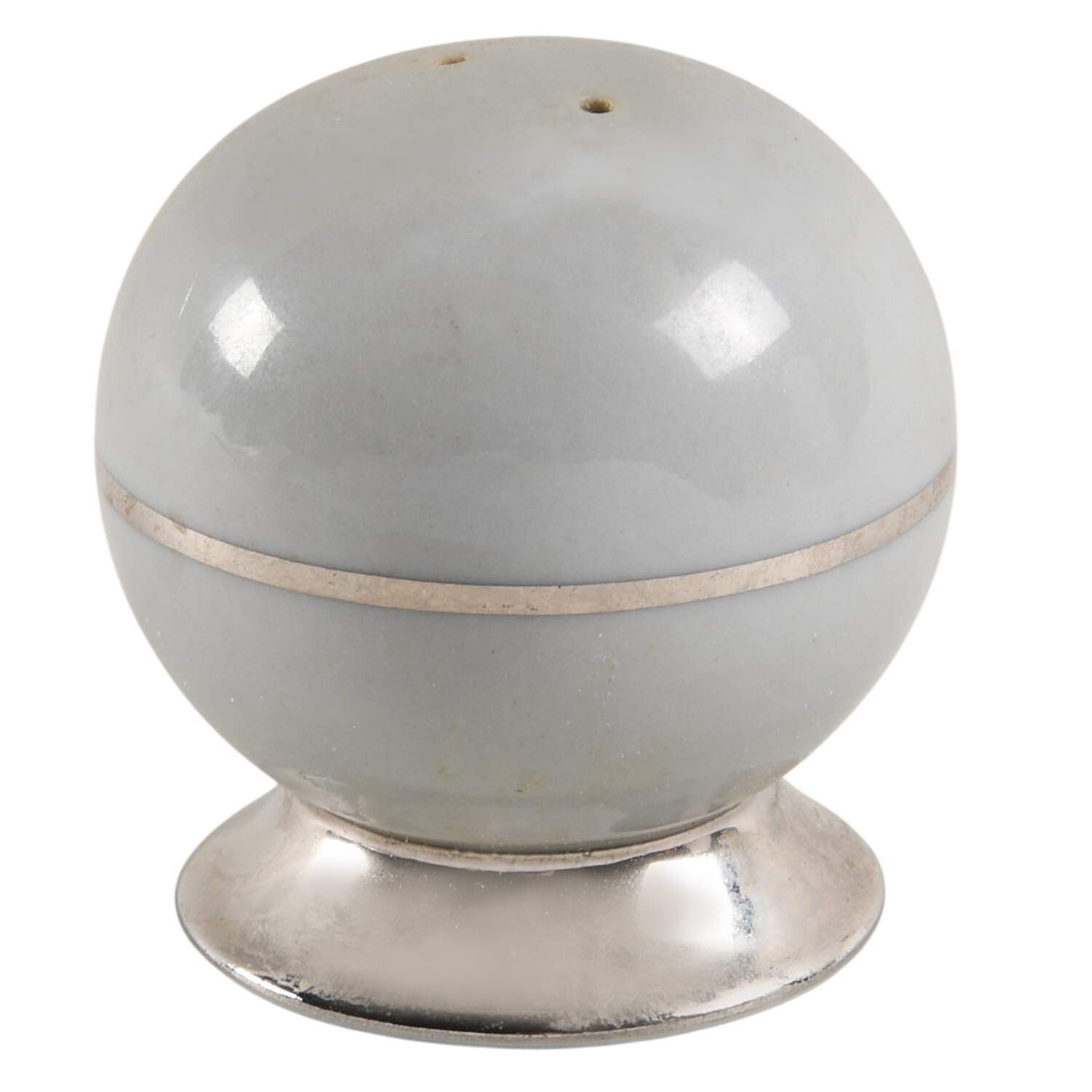 San Marino (Platinum Rim & Coupe) Salt Shaker by Flintridge-1