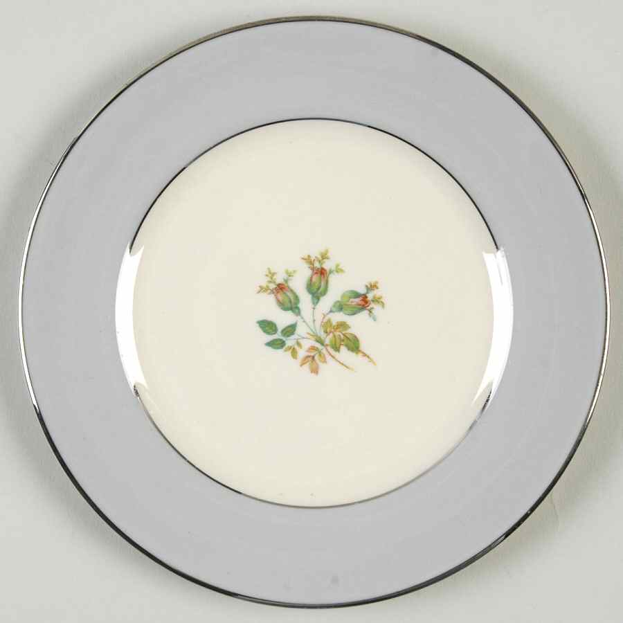 San Marino (Platinum Rim & Coupe) Bread & Butter Plate by Flintridge-1