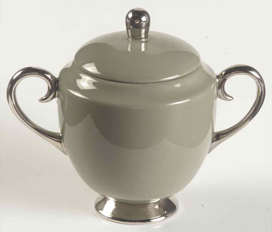 Sarita (Rim & Coupe) Mini Sugar Bowl & Lid by Flintridge-1