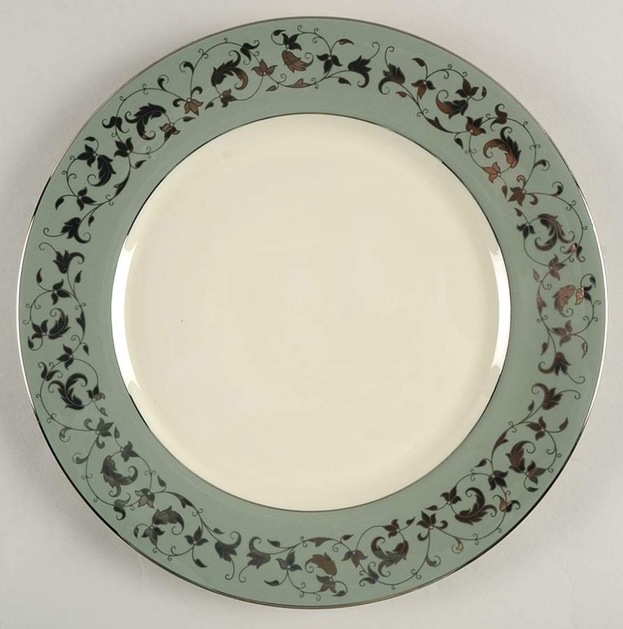 Silver Promise Dinner Plate by Flintridge-1