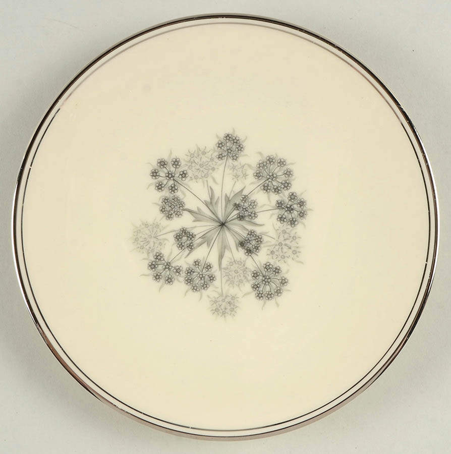 Silver Shadows (Rim & Coupe) Coupe Bread & Butter Plate by Flintridge-1