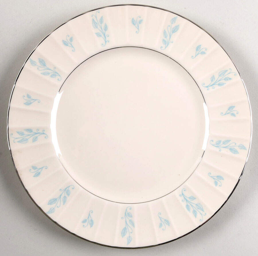 Sorrento Blue Design Salad Plate by Flintridge-1