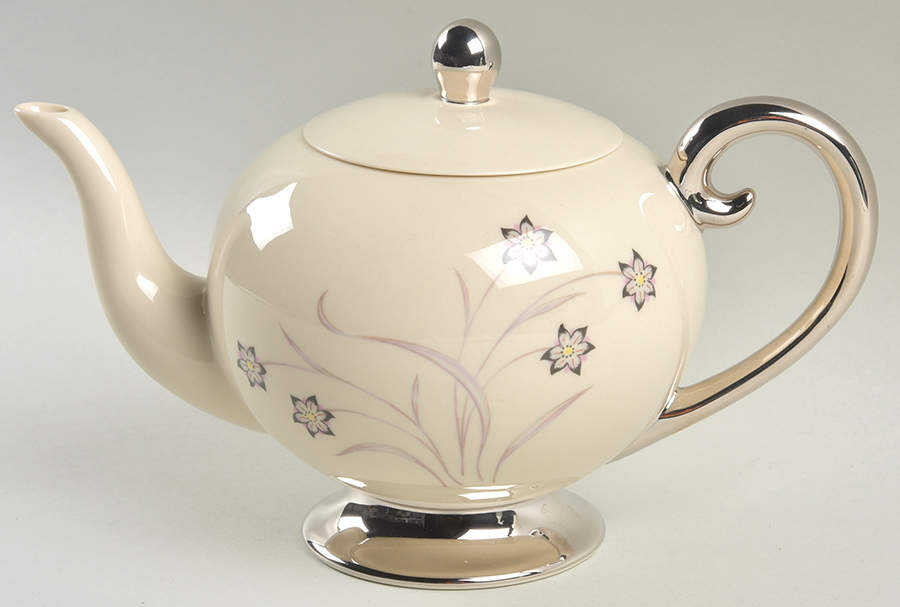 Starflower Teapot & Lid by Flintridge-1