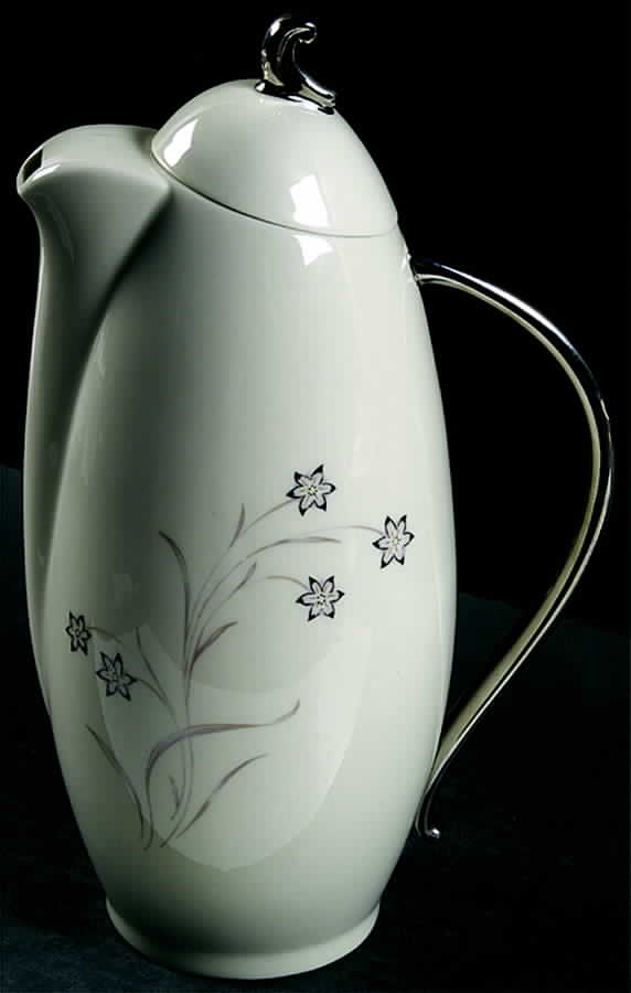 Starflower Coffee Pot & Lid by Flintridge-1
