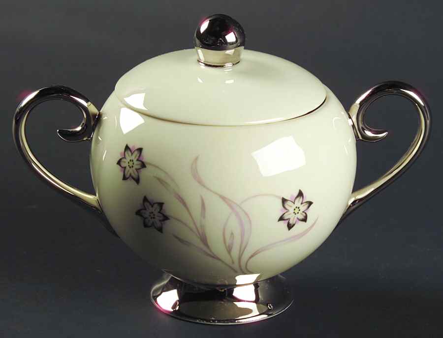 Starflower Sugar Bowl & Lid by Flintridge-1