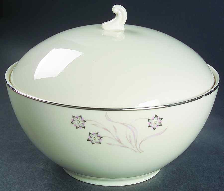 Starflower Round Covered Vegetable by Flintridge-1