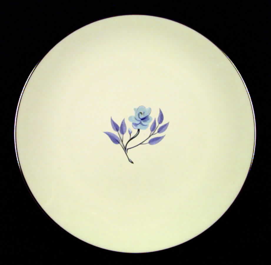 Strata Rose No Color Band (Rim) Coupe Dinner Plate by Flintridge-1