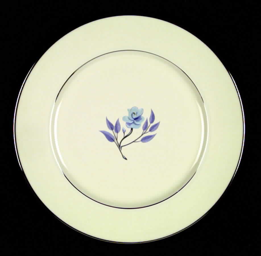 Strata Rose No Color Band (Rim) Bread & Butter Plate by Flintridge-1