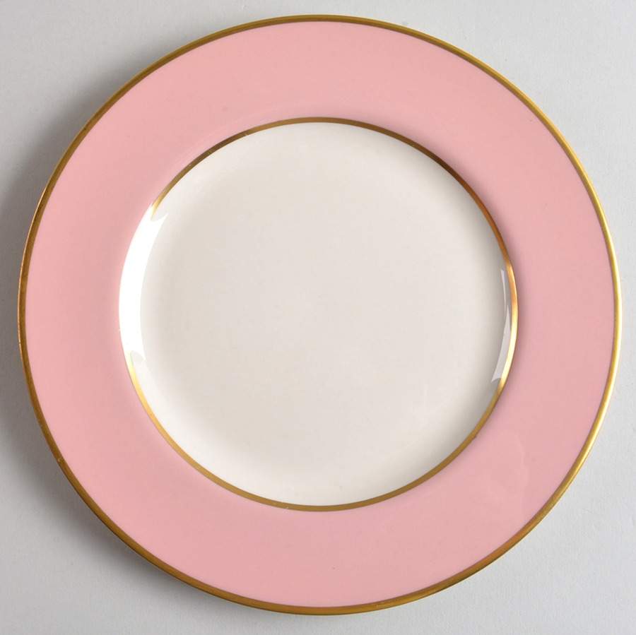 Sylvan-California Coral (Rim) Luncheon Plate by Flintridge-1