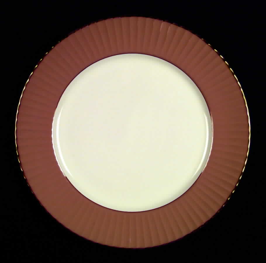 Sylvan Flutes Cocoa Dinner Plate by Flintridge-1