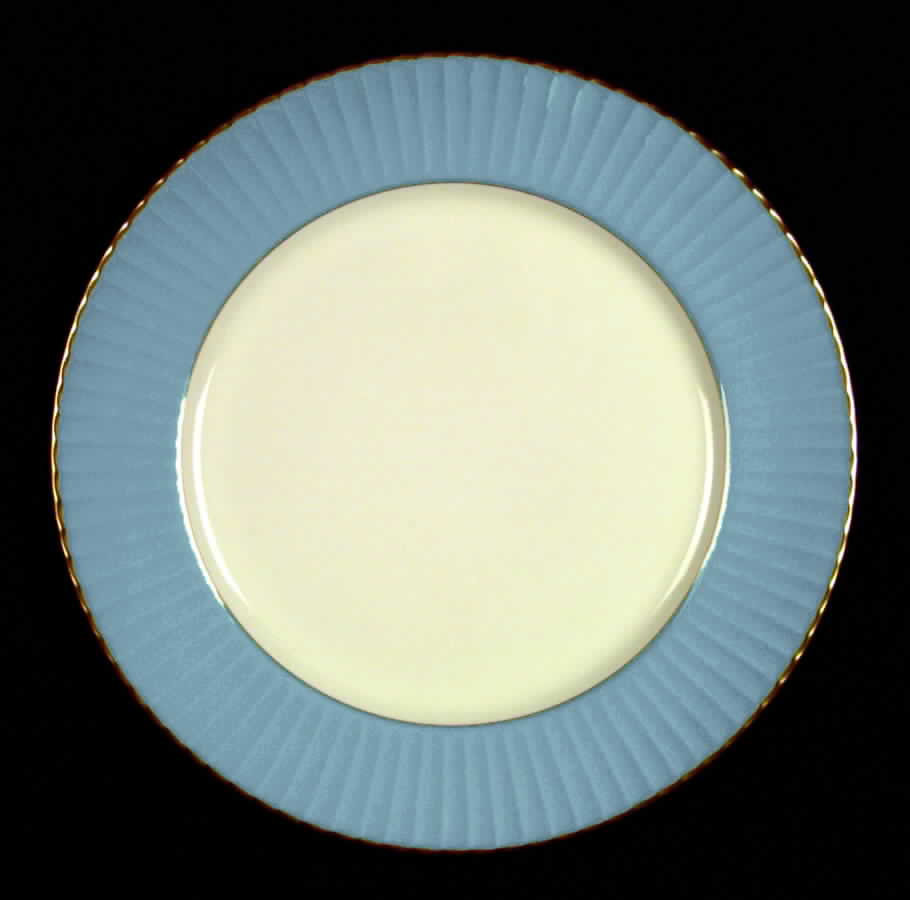 Sylvan Flutes Strata Blue Dinner Plate by Flintridge-1