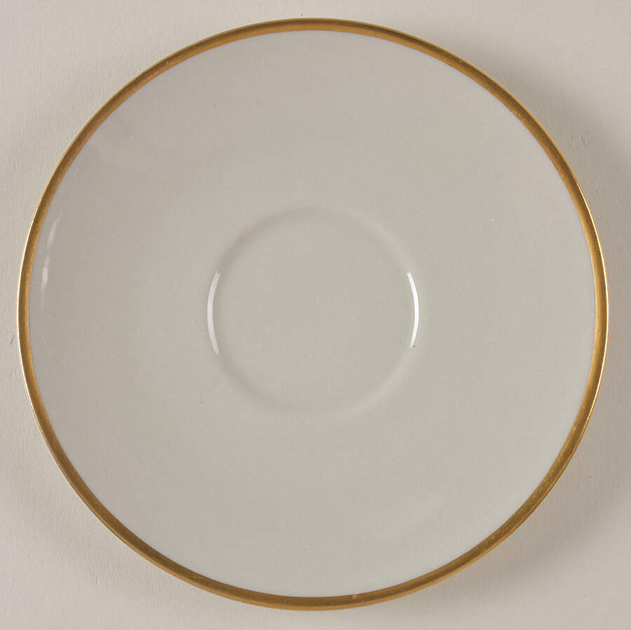 Sylvan-California Gray (Rim) Saucer for Demitasse Cup by Flintridge-1