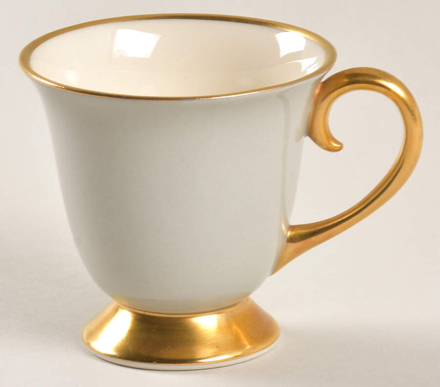 Sylvan-California Gray (Rim) Footed Demitasse Cup by Flintridge-1